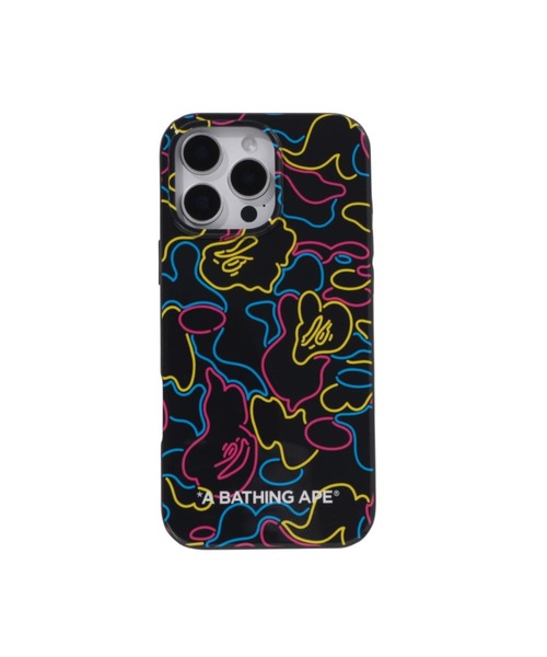 アベイシングエイプ グリーンカモフラージュiPhone16ProMaxケース ABC CAMO iPhone16 PLUS CASE（スマホケース/カバー）｜A