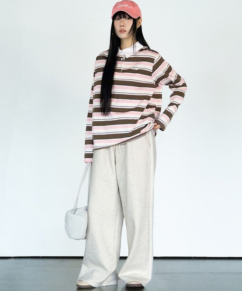 tシャツ 3.3 Field Trip／ボーダーポロTシャツ レディース 3.3 Field Trip／ボーダーポロTシャツ（Tシャツ/カットソー