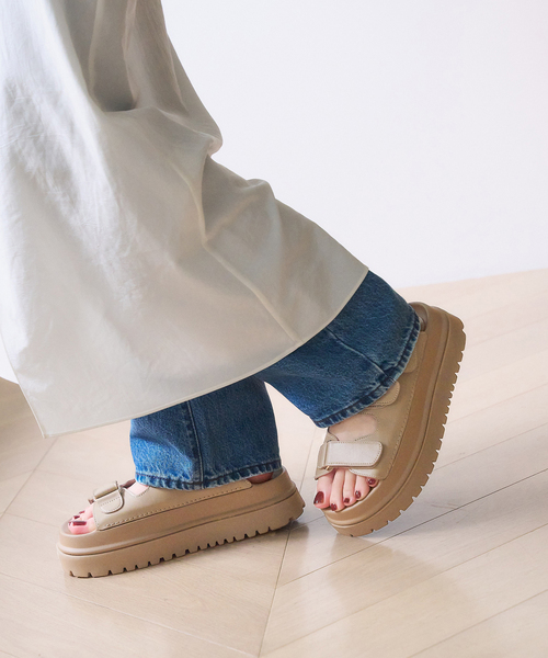LE TALON｜アツゾコモールドベルトサンダル | Rakuten Fashion