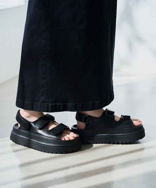 LE TALON（ルタロン）の「アツゾコモールドベルトサンダル（サンダル・レディース・ベージュ/ブラック系その他・SMALL/MEDIUM/LARGE/X-LARGE）」の15枚目の写真