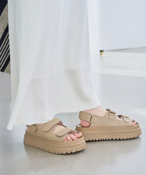 LE TALON（ルタロン）の「アツゾコモールドベルトサンダル（サンダル・レディース・ベージュ/ブラック系その他・SMALL/MEDIUM/LARGE/X-LARGE）」の10枚目の写真