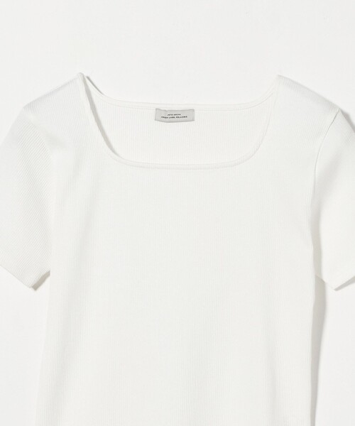 green label relaxing(グリーンレーベルリラクシング)の「ブライトリブ スクエアネック ショートスリーブ プルオーバー カットソー-制菌-(Tシャツ/カットソー・レディース・ブラック/オフホワイト/その他1/クリーム/その他2・FREE)」の21枚目の写真