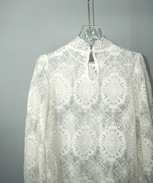 chuclla(チュクラ)の「ハイネック キャンディースリーブ レーストップ chw25s042(その他トップス・レディース・ホワイト・FREE)」の13枚目の写真