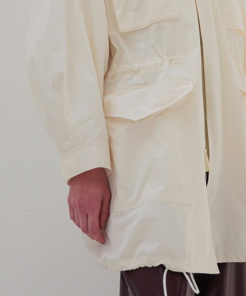 STUMBLY(スタンブリー)の「STUMBLY / New Miltary Jacket(ニューミリタリージャケット 535-5150001)(ブルゾン・レディース・ホワイト・36)」の7枚目の写真