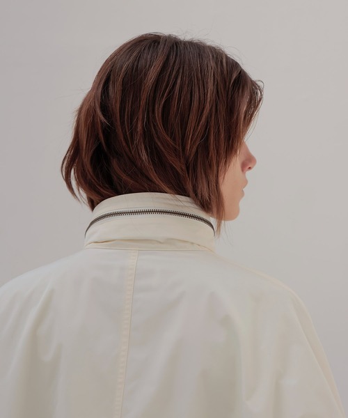 STUMBLY(スタンブリー)の「STUMBLY / New Miltary Jacket(ニューミリタリージャケット 535-5150001)(ブルゾン・レディース・ホワイト・36)」の8枚目の写真