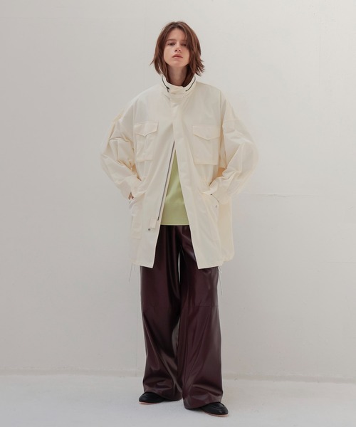STUMBLY(スタンブリー)の「STUMBLY / New Miltary Jacket(ニューミリタリージャケット 535-5150001)(ブルゾン・レディース・ホワイト・36)」の11枚目の写真