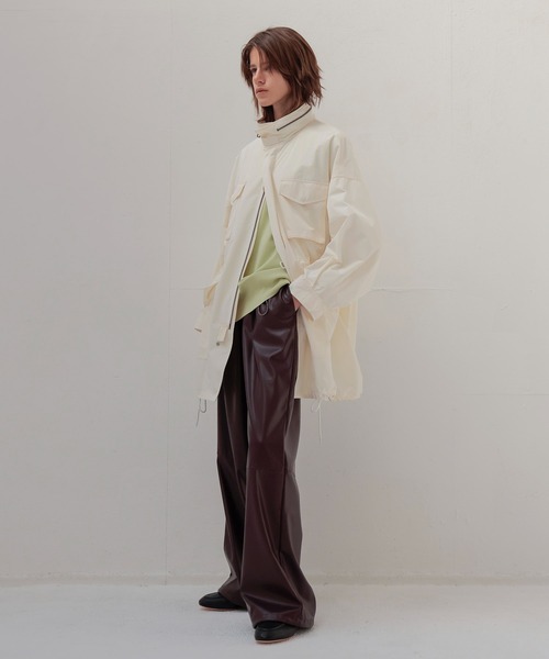 STUMBLY(スタンブリー)の「STUMBLY / New Miltary Jacket(ニューミリタリージャケット 535-5150001)(ブルゾン・レディース・ホワイト・36)」の12枚目の写真