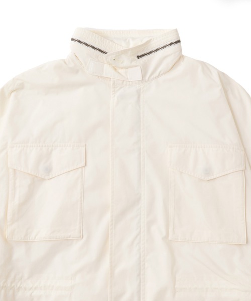 STUMBLY(スタンブリー)の「STUMBLY / New Miltary Jacket(ニューミリタリージャケット 535-5150001)(ブルゾン・レディース・ホワイト・36)」の14枚目の写真