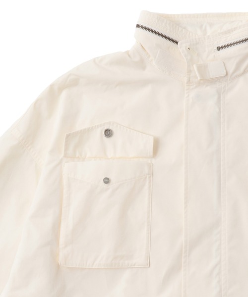 STUMBLY(スタンブリー)の「STUMBLY / New Miltary Jacket(ニューミリタリージャケット 535-5150001)(ブルゾン・レディース・ホワイト・36)」の16枚目の写真
