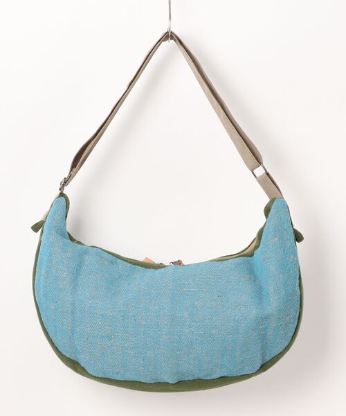 チャイハネ（チャイハネ）の「【チャイハネ】ラージャクレセントバッグ（ショルダーバッグ・レディース・パープル/ブラック/カーキ/ブルー・FREE）」の5枚目の写真