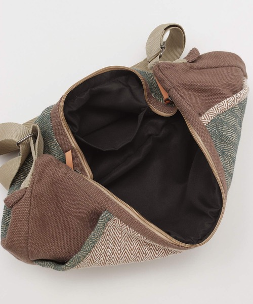 チャイハネ（チャイハネ）の「【チャイハネ】ラージャクレセントバッグ（ショルダーバッグ・レディース・パープル/ブラック/カーキ/ブルー・FREE）」の12枚目の写真