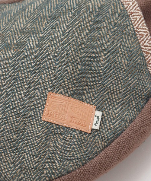 チャイハネ（チャイハネ）の「【チャイハネ】ラージャクレセントバッグ（ショルダーバッグ・レディース・パープル/ブラック/カーキ/ブルー・FREE）」の10枚目の写真