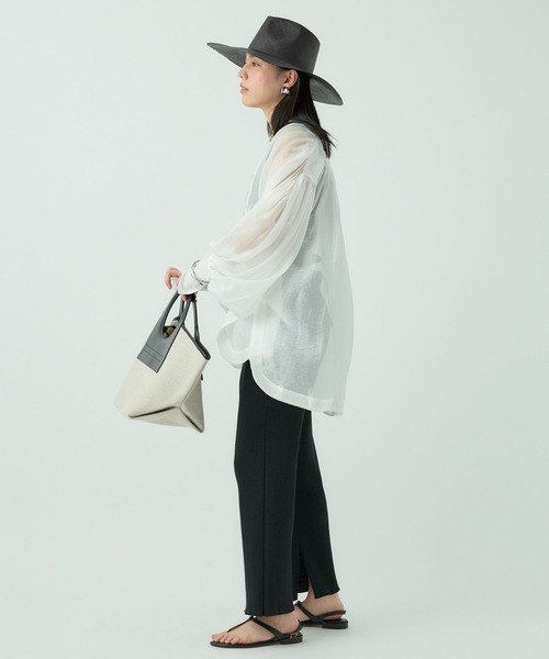 Chaos（カオス）の「Chaos(カオス)/レベッカブラウス（シャツ/ブラウス・レディース・ホワイト/ブラウン・FREE）」の3枚目の写真