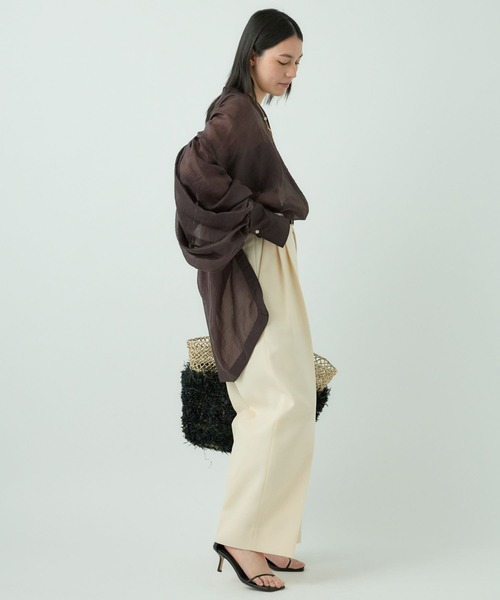 Chaos（カオス）の「Chaos(カオス)/レベッカブラウス（シャツ/ブラウス・レディース・ホワイト/ブラウン・FREE）」の10枚目の写真