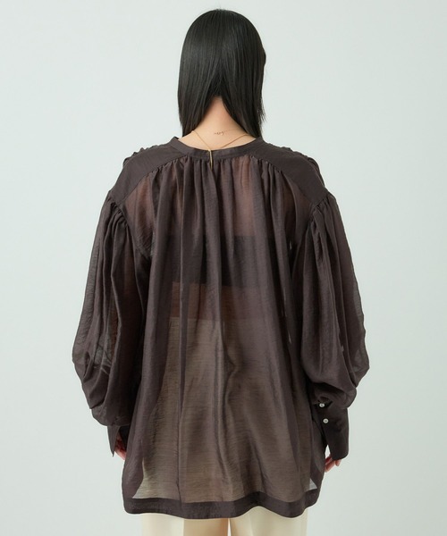 Chaos（カオス）の「Chaos(カオス)/レベッカブラウス（シャツ/ブラウス・レディース・ホワイト/ブラウン・FREE）」の17枚目の写真