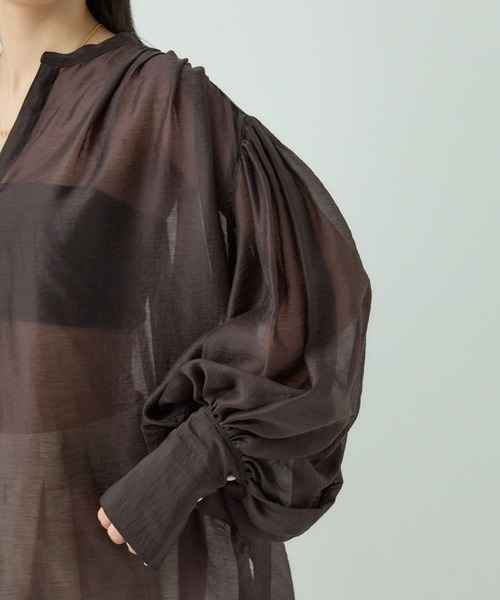 Chaos（カオス）の「Chaos(カオス)/レベッカブラウス（シャツ/ブラウス・レディース・ホワイト/ブラウン・FREE）」の20枚目の写真