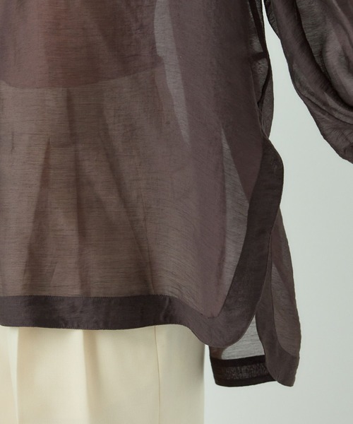 Chaos（カオス）の「Chaos(カオス)/レベッカブラウス（シャツ/ブラウス・レディース・ホワイト/ブラウン・FREE）」の21枚目の写真