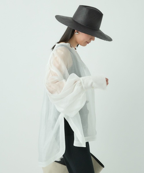 Chaos（カオス）の「Chaos(カオス)/レベッカブラウス（シャツ/ブラウス・レディース・ホワイト/ブラウン・FREE）」の7枚目の写真