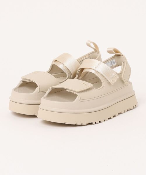 UGG(アグ)の「【UGG】W GOLDENGLOW(サンダル・レディース・ライトベージュ・22cm/23cm/24cm/25cm)」の1枚目の写真