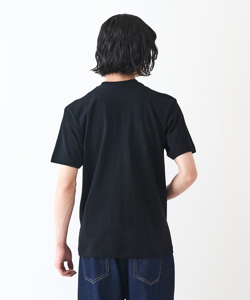 HANES(ヘインズ)の「【HANES/ヘインズ】【7.0oz 超厚手】KURO 先染めブラック クルーネックTシャツ 透けない・タフ(Tシャツ/カットソー・メンズ・ブラック・X-LARGE/LARGE/MEDIUM/SMALL)」の7枚目の写真