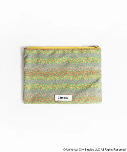 Casselini（キャセリーニ）の「【WICKED×Casselini】刺繍ポーチ（ポーチ・レディース・グリーン/イエロー・FREE）」の3枚目の写真