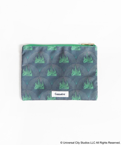 Casselini（キャセリーニ）の「【WICKED×Casselini】刺繍ポーチ（ポーチ・レディース・グリーン/イエロー・FREE）」の4枚目の写真