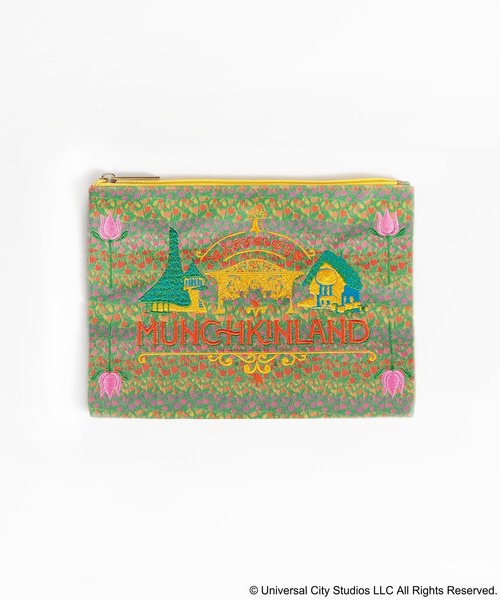 Casselini（キャセリーニ）の「【WICKED×Casselini】刺繍ポーチ（ポーチ・レディース・グリーン/イエロー・FREE）」の8枚目の写真