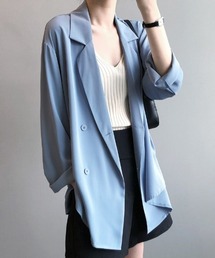 Forcement（フォースメント）の「透け感シアーテーラードジャケット（テーラードジャケット）」