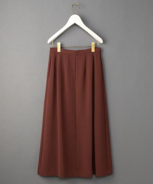 BEAUTY&YOUTH UNITED ARROWS（ビューティーアンドユースユナイテッドアローズ）の「＜6(ROKU)＞TUCK SKIRT/ｽｶｰﾄ ◆（スカート・レディース・ワインレッド/オリーブ・38/36）」の3枚目の写真