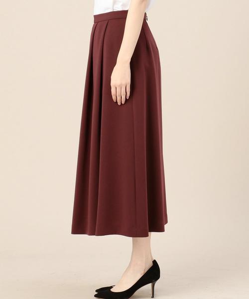 BEAUTY&YOUTH UNITED ARROWS（ビューティーアンドユースユナイテッドアローズ）の「＜6(ROKU)＞TUCK SKIRT/ｽｶｰﾄ ◆（スカート・レディース・ワインレッド/オリーブ・38/36）」の10枚目の写真
