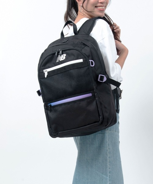 NEW BALANCE(ニューバランス)の「30L バックパック グラデーションファスナーモデル(バックパック/リュック・レディース・パープル/ブラック×ホワイト/グレー・フリ-)」の21枚目の写真
