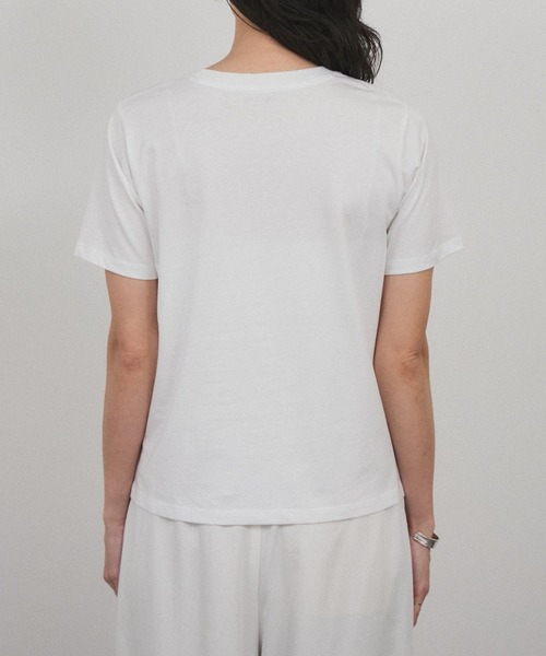 SALON adam et rope'（サロン アダム エ ロペ）の「レイヤード2パックT / タンク［セット］（Tシャツ/カットソー・レディース・ブラック/カーキ/ホワイト・FREE）」の19枚目の写真