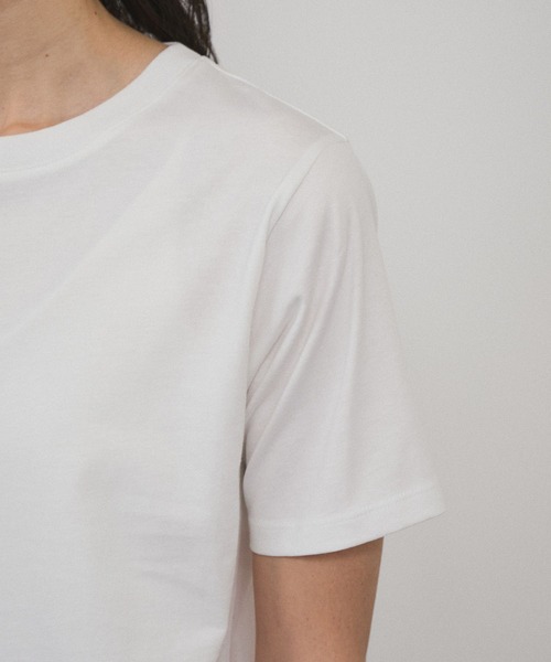 SALON adam et rope'（サロン アダム エ ロペ）の「レイヤード2パックT / タンク［セット］（Tシャツ/カットソー・レディース・ブラック/カーキ/ホワイト・FREE）」の17枚目の写真