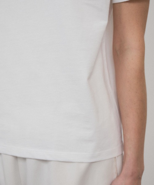 SALON adam et rope'（サロン アダム エ ロペ）の「レイヤード2パックT / タンク［セット］（Tシャツ/カットソー・レディース・ブラック/カーキ/ホワイト・FREE）」の16枚目の写真