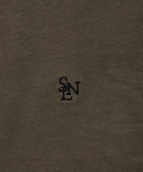 SALON adam et rope'（サロン アダム エ ロペ）の「レイヤード2パックT / タンク［セット］（Tシャツ/カットソー・レディース・ブラック/カーキ/ホワイト・FREE）」の8枚目の写真