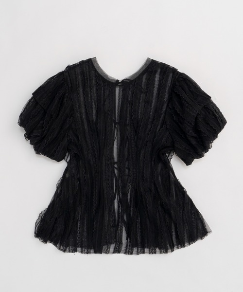 Lace Peplum 2way Tops/レースペプラム2WAYトップス（シャツ/ブラウス