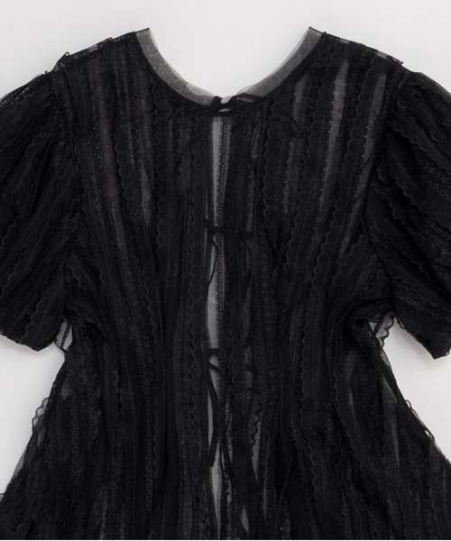 Lace Peplum 2way Tops/レースペプラム2WAYトップス Lace Peplum 2way Tops/レースペプラム2WAYトップス【MAISON