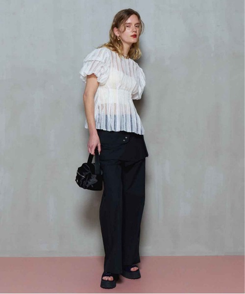 トップス MAISON SPECIAL Oversized Lace Tops MAISON SPECIAL（メゾンスペシャル）の「Oversized Lace Tops