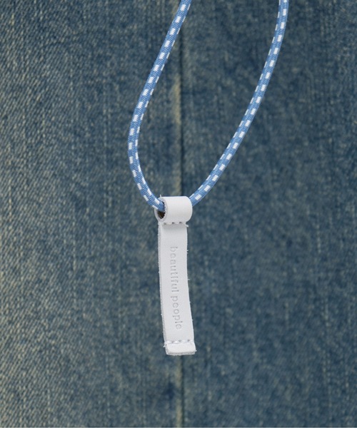 beautiful people(ビューティフルピープル)の「【beautiful people/ビューティフルピープル】suvin compact jersey drawstring T-shirts/スビンコンパクトジャージードローストリングTシャツ(Tシャツ/カットソー・レディース・グレー/オフホワイト/ブラック・36)」の13枚目の写真