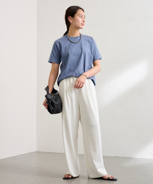 CALMER×FRAMeWORK NATURAL DYE Tシャツ（Tシャツ/カットソー