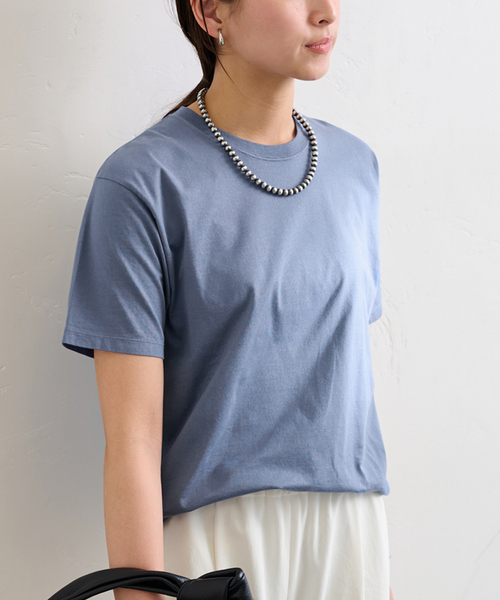ゆめ　CALMER xPlage Mesh シャツ CALMER×FRAMeWORK NATURAL DYE Tシャツ（Tシャツ/カットソー