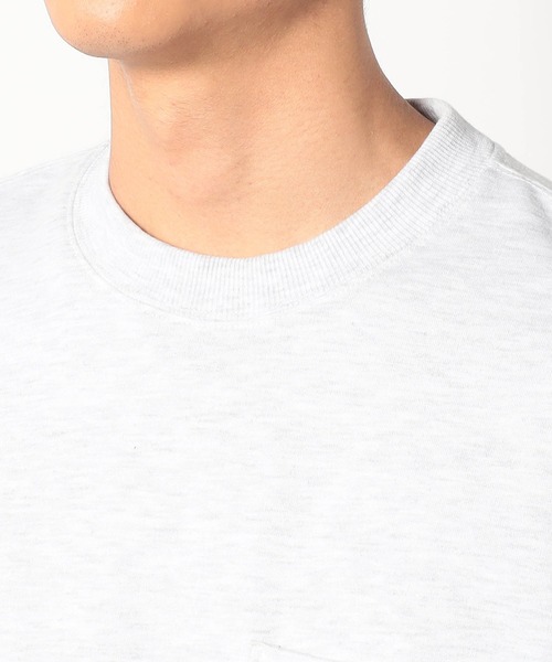 Grand PARK（グランドパーク）の「ミニ裏毛半袖スウェット（Tシャツ/カットソー・メンズ・アイボリー/ブラック/オートミール/ネイビー・MEDIUM/LARGE）」の8枚目の写真