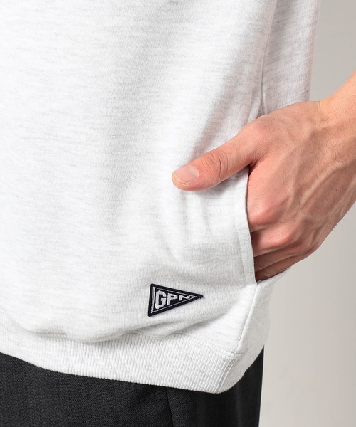 Grand PARK（グランドパーク）の「ミニ裏毛半袖スウェット（Tシャツ/カットソー・メンズ・アイボリー/ブラック/オートミール/ネイビー・MEDIUM/LARGE）」の11枚目の写真