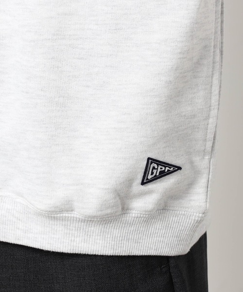 Grand PARK（グランドパーク）の「ミニ裏毛半袖スウェット（Tシャツ/カットソー・メンズ・アイボリー/ブラック/オートミール/ネイビー・MEDIUM/LARGE）」の12枚目の写真