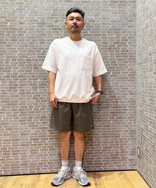 Grand PARK（グランドパーク）の「ミニ裏毛半袖スウェット（Tシャツ/カットソー・メンズ・アイボリー/ブラック/オートミール/ネイビー・MEDIUM/LARGE）」の22枚目の写真