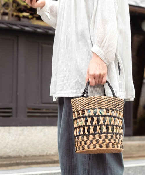 toca ABAKUAN MINI BAG トーカ アバカ ミニバッグ かごバッグ