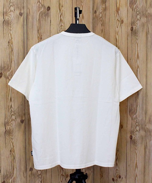 schott(ショット)の「PIGMENT O/D HENLEY NECK SS T-SHIRT(Tシャツ/カットソー・メンズ・ホワイト/ブラウン/ブルー/セージグリーン/ブラック・M/L/XL/XXL)」の7枚目の写真