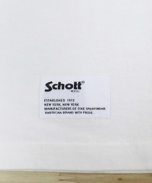 schott(ショット)の「PIGMENT O/D HENLEY NECK SS T-SHIRT(Tシャツ/カットソー・メンズ・ホワイト/ブラウン/ブルー/セージグリーン/ブラック・M/L/XL/XXL)」の9枚目の写真
