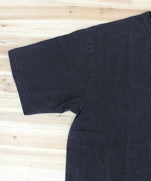 schott(ショット)の「PIGMENT O/D HENLEY NECK SS T-SHIRT(Tシャツ/カットソー・メンズ・ホワイト/ブラウン/ブルー/セージグリーン/ブラック・M/L/XL/XXL)」の15枚目の写真