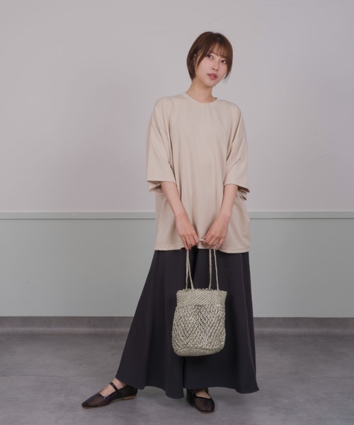 The Bagmati（ザバグマティ）の「【The Bagmati/ザバグマティ】ミニ　かごバッグ  メタリックコード マクラメ編み（かごバッグ・レディース・ブラック/ホワイトゴールド/シルバー・FREE）」の22枚目の写真